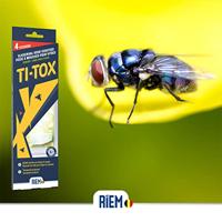 Riem Ti-Tox anti-vliegensticker, transparant, 4 stuks - thumbnail