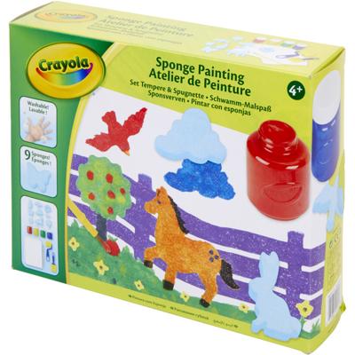 Crayola knutselset schilderen met spons