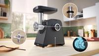 Maalmachine BOSCH MFWS430B Zwart Grijs 1900 W - thumbnail