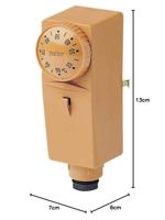 IMIT 100683 BRC Buisthermostaat Montagewijze: Opbouw (op product) Temperatuur instelwieltje buiten 1 stuk(s) - thumbnail