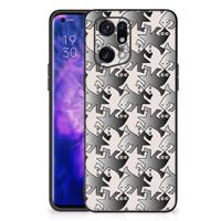 OPPO Find X5 Pro Dierenprint Telefoonhoesje Salamander Grey - thumbnail
