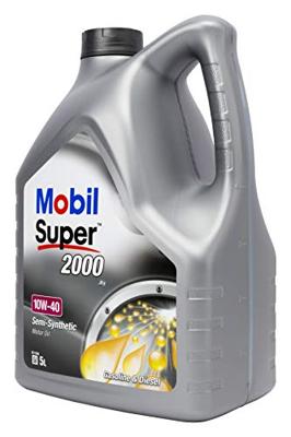 MOBIL Super 2000 - 10W40 Benzine Touring Car Motorolie - Semi-synthetisch - 5L