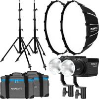 Nanlite Forza 60 II LED dual kit (w/ light stand and softbox) - thumbnail