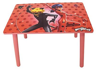 FUN HOUSE Wonderbaarlijke Lieveheersbeestje Tafel H 41,5 cm x B 61 cm x D 42 cm met een stoel H 49,5 cm x B 31 cm x D 31,5 cm - Voor kinderen FUN HOUSE Wonderbaarlijke Lieveheersbeestje Tafel H 41,5 cm x B 61 cm x D 42 cm met een stoel H 49,5 cm x B 31 cm x D 31,5 cm - Voor kinderen