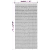 Insectengordijn 100x200 cm bamboe donkergrijs - thumbnail