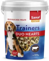 Sanal hondensnack Duo Hearts 300g - thumbnail
