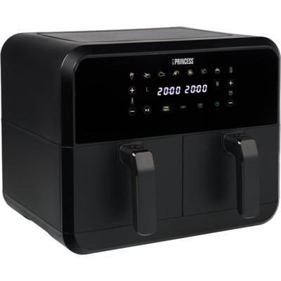 Princess 182068 Dubbele Heteluchtfriteuse 8L 2400W Zwart