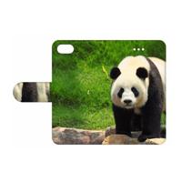 iPhone 7 | 8 | SE (2020) | SE (2022) | Telefoonhoesje | Met pasjeshouder | Panda - thumbnail