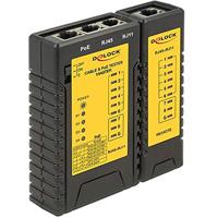 Delock 86107 Kabeltester RJ45 / RJ12 / PoE - thumbnail