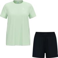 Odlo Zeroweight Shirt Short Set Dames - thumbnail