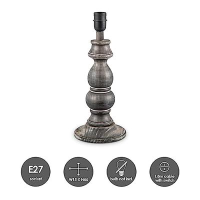 Light depot - tafellamp Banjo - vintage bruin - Outlet