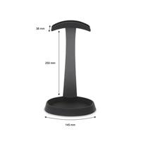 Dynavox Koptelefoonstandaard Zwart - thumbnail