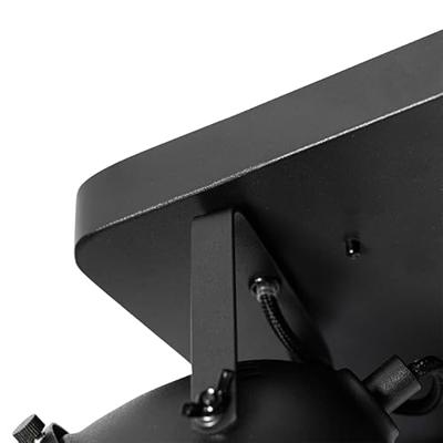 QAZQA Industriële spot zwart 4-lichts - Emado QAZQA Industriële spot zwart 4-lichts - Emado