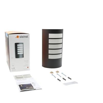 Steinel AUSSENLEUCHTE L 12 ANT 069155 Buitenlamp (wand) LED E27 60 W Antraciet-grijs