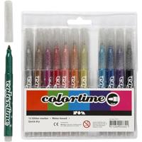 Colortime Https://www.cchobby.nl/-glitterstiften-lijndikte-2-mm-diverse-kleuren-12-stuk-1-doos - thumbnail