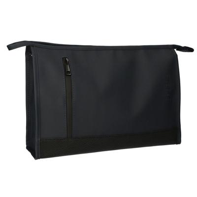 Traveller Toilettas rubberen bodem donkerblauw 30cm x 19,5cm