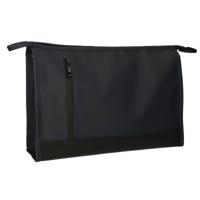 Traveller Toilettas rubberen bodem donkerblauw 30cm x 19,5cm - thumbnail