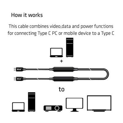 Club 3D USB-C 3.2 Gen2 > USB-C Active bi-directional kabel Club 3D USB-C 3.2 Gen2 > USB-C Active bi-directional kabel
