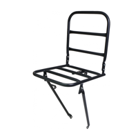 Steco Voordrager met kroonboutmontage 30 x 30 cm staal matzwart - thumbnail