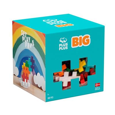 Plus Plus Plus-plus big rainbow mix 100 pcs (4354)