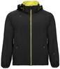 Roly RY6428 Siberia Softshell Jacket - Black 02/Lime Punch 235 - L