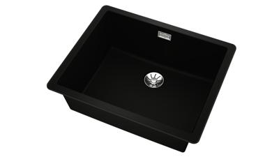 Wastafel met Eén Spoelbak Teka RADEA R10 50.40 Zwart