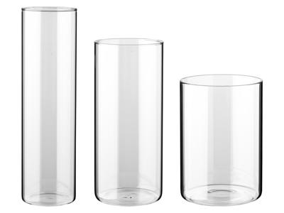 LIVARNO Set van 3 vazen (Heldere cilindervaas)