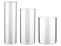 LIVARNO Set van 3 vazen (Heldere cilindervaas) - thumbnail