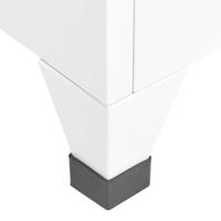 Lockerkast 38x45x180 cm staal wit - thumbnail