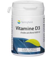 Springfield Springfield Vitamine D3 600iu (90tb) - thumbnail