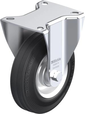 Blickle B-V 125R Bokwiel Wieldiameter: 125 mm Draagvermogen (max.): 100 kg 1 stuk(s)