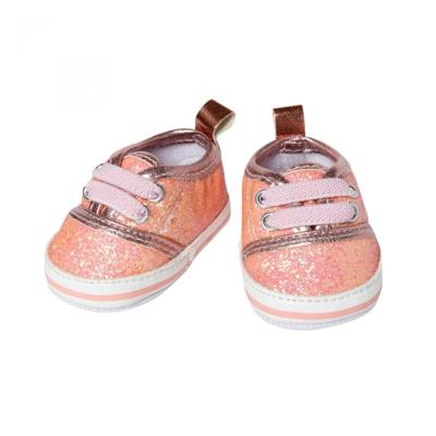 Heless Poppenschoenen glitter sneakers roze, 38-45 cm