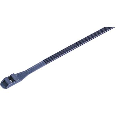 TRU COMPONENTS 1592900 TC-DLR360BK203 Kabelbinder 360 mm 9 mm Zwart Met dubbele kop, UV-gestabiliseerd 100 stuk(s)
