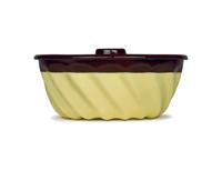 Riess Tulbandvorm - 22 cm - chocolade vanille - thumbnail