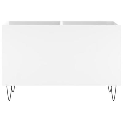 Platenkast 74,5x38x48 cm bewerkt hout wit