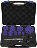 Promat/Tecwerk Gatenzagenset | 13-delig 19-68 mm | snijdiepte 38 mm HSS-Co8 - 4000800193 - thumbnail