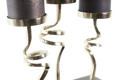 Kaarshouder DKD Home Decor Kristal Aluminium (37 x 16 x 47 cm) Kaarshouder DKD Home Decor Kristal Aluminium (37 x 16 x 47 cm)