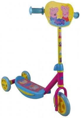 Nickelodeon Peppa Pig kinderstep 3 wielen geel/roze