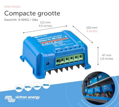 Victron Energy Orion-Tr 48/24-5A Converter 120 W 48 V - 24.2 V Op afstand bedienbaar