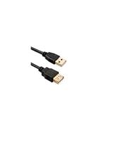 VulTech US21205 USB-verlenging, 5 m, zwart - thumbnail