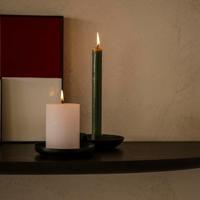 Kaars rustiek 70/95 mm lichtroze Spaas - Spaas - thumbnail