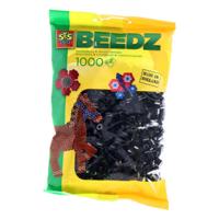 SES Creative Beedz Strijkkralen 1000 zwart - thumbnail