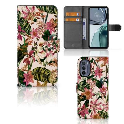Motorola Moto G62 5G Hoesje Flowers Motorola Moto G62 5G Hoesje Flowers