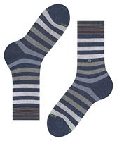 Burlington Blackpool Heren Sokken - Stripe - Hoge katoenen mannen sokken - 46 - Blauw - 46 - 46 - 46 - 46 - 46 - thumbnail