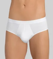 2-pak heren 24/7 midi slips - Heup slips elastisch katoen - Heren ondergoed - M - Wit - Onderbroek heren heren - Ondergoed heren heren - M - - thumbnail