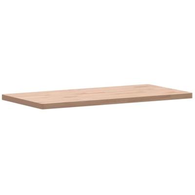 Tafelblad rechthoekig 80x40x2,5 cm massief beukenhout