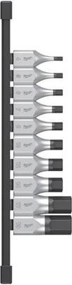 Milwaukee doppenset | 1/2" four flat™ hex | 4 op rail | 10-delig - 4932480853