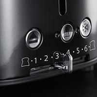 Russell Hobbs 21681-56 broodrooster 2 snede(n) Zwart 1300 W - thumbnail