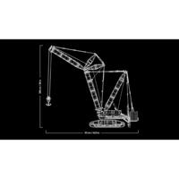 LEGO Technic Liebherr rupsbandkraan LR 13000 42146 - thumbnail