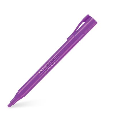 Faber-Castell 157736 - markeerstift Textliner 38, in stiftvorm met clip, violet